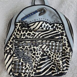 Rare Marc Jacobs leather back pack "Animal mashup" ( limited edition )